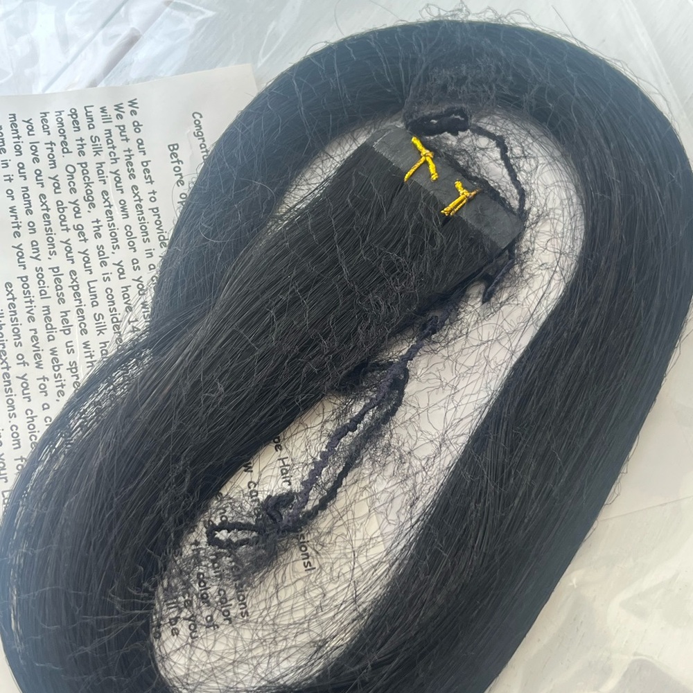 22” professional tape-in Color #1  (Black) Hair Extensions